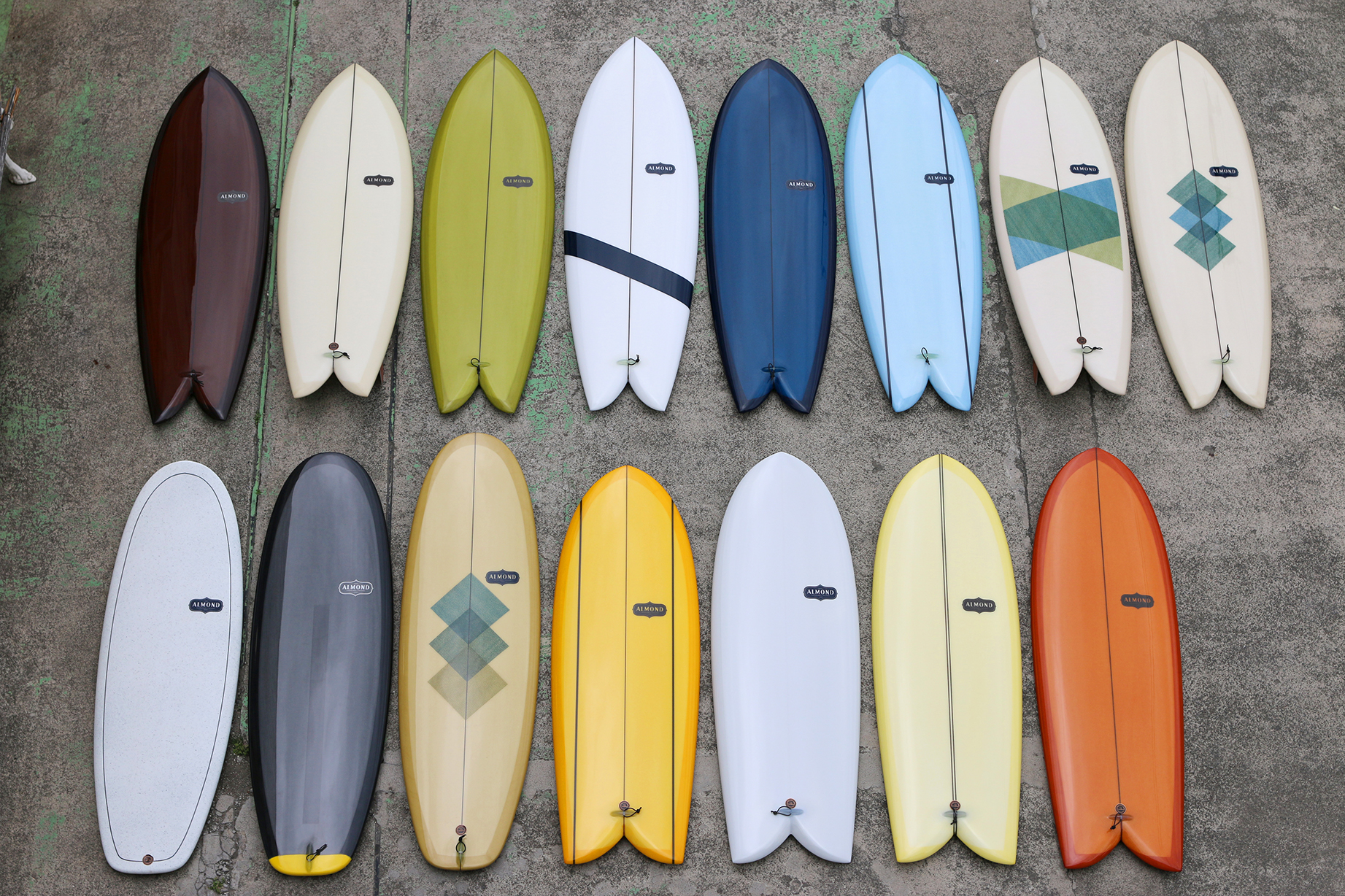 ALMOND SURFBOARDS / 5' 8” Pogie Fish | real surf shop