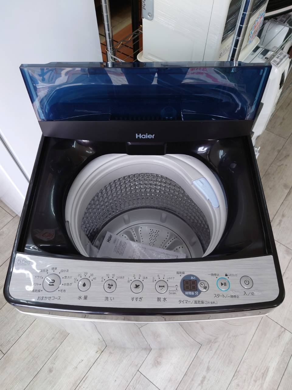Haier 2022年製最新モデル 5.5kg 洗濯機 簡易乾燥機能付 全国送料