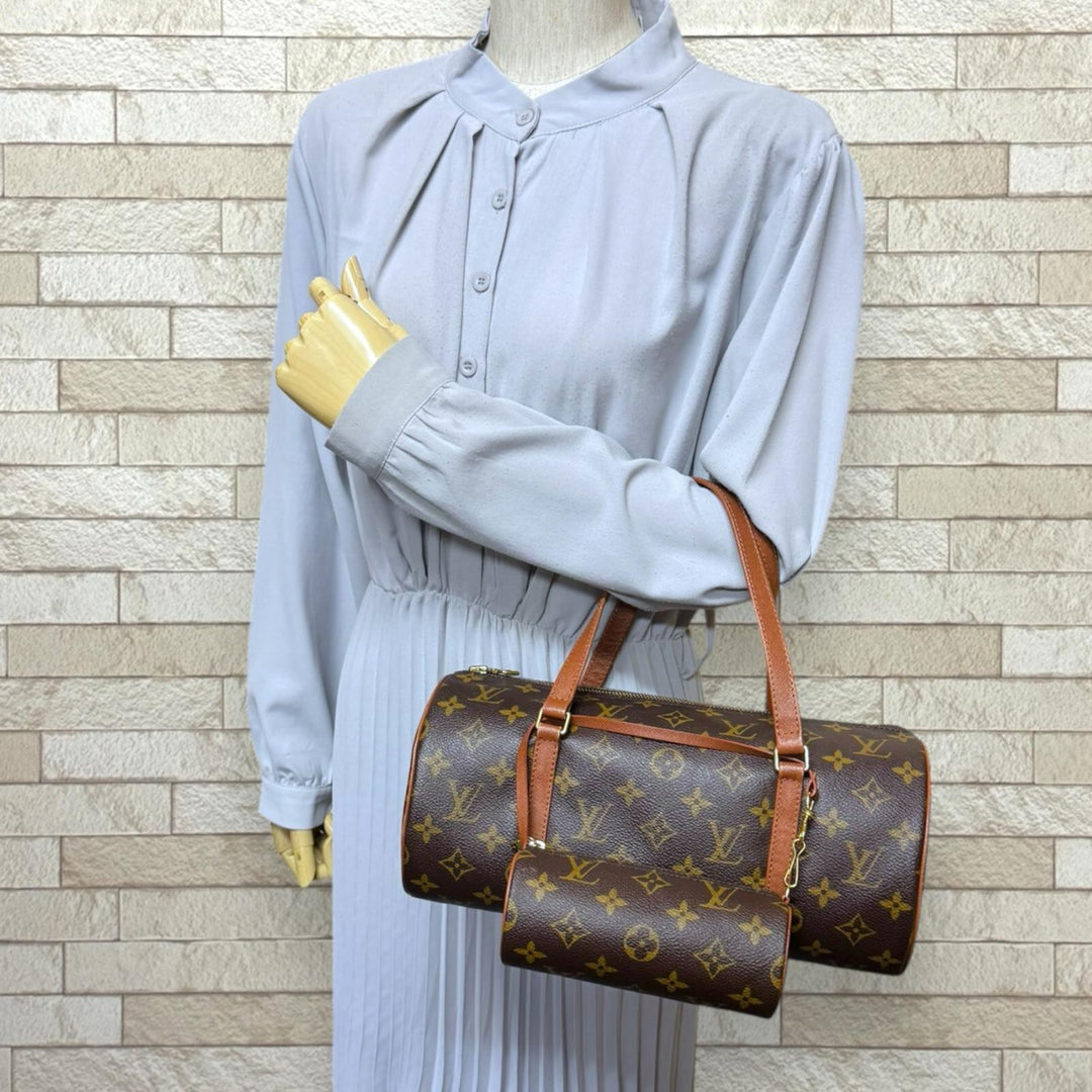LOUIS VUITTON ルイヴィトン パピヨン30 モノグラム ハンドバッグ