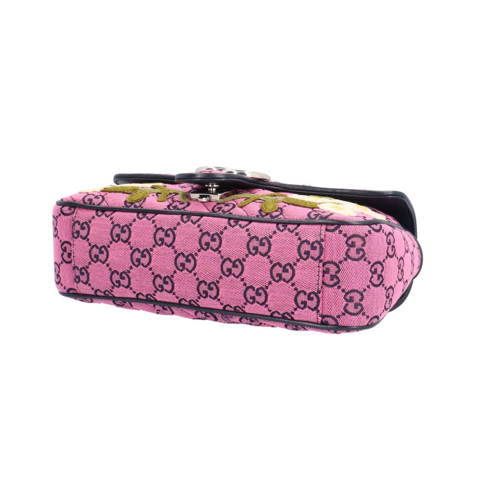 グッチ GGマルチカラー フラワー刺繍 ショルダーバッグ グッチ GG