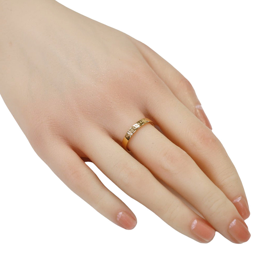 TIFFANY&Co. ティファニー フラットバンド リング 指輪 14号 18金 K18