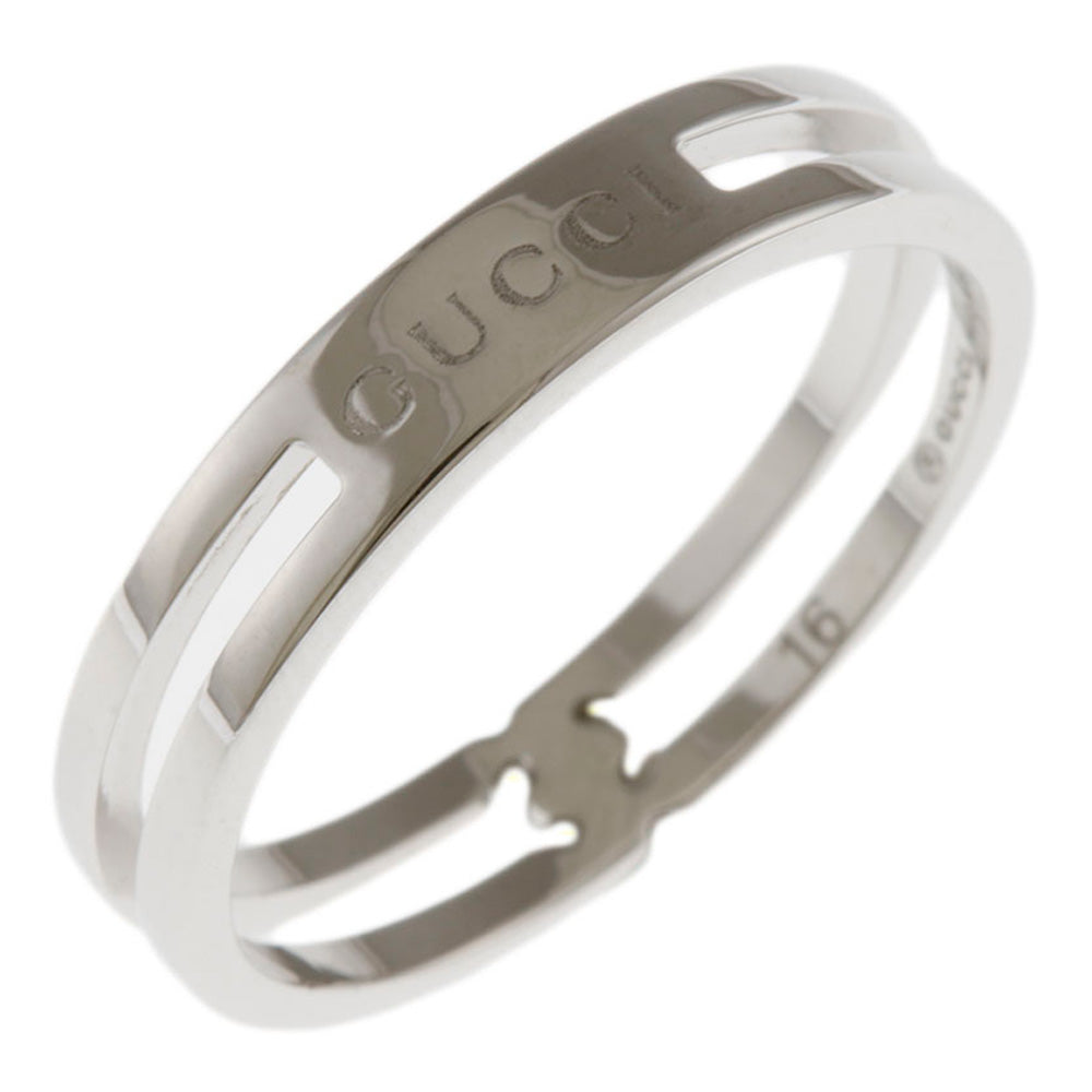 GUCCI グッチ インフィニティ リング 指輪 15号 18金 K18ホワイト