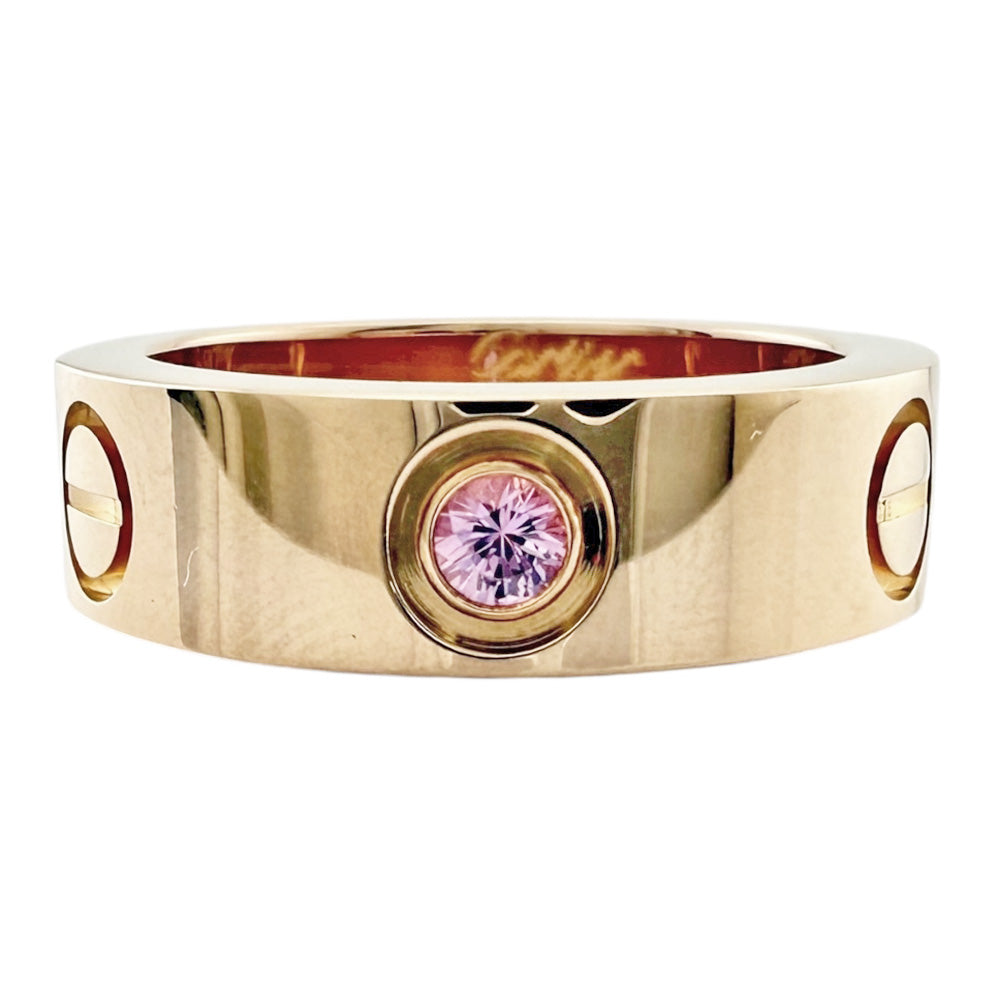 CARTIER カルティエ ラブ リング 指輪 9号 18金 K18ピンクゴールド