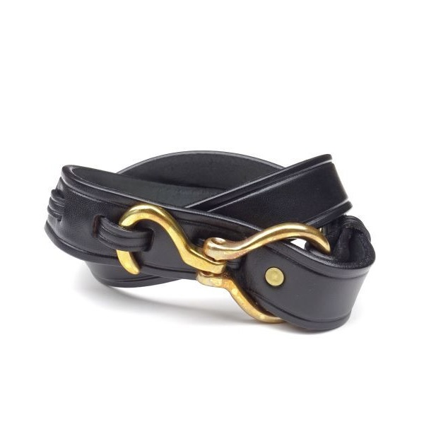 TORY LEATHER (トリーレザー) HOOF PICK BELT ブラック/ブラス 通販
