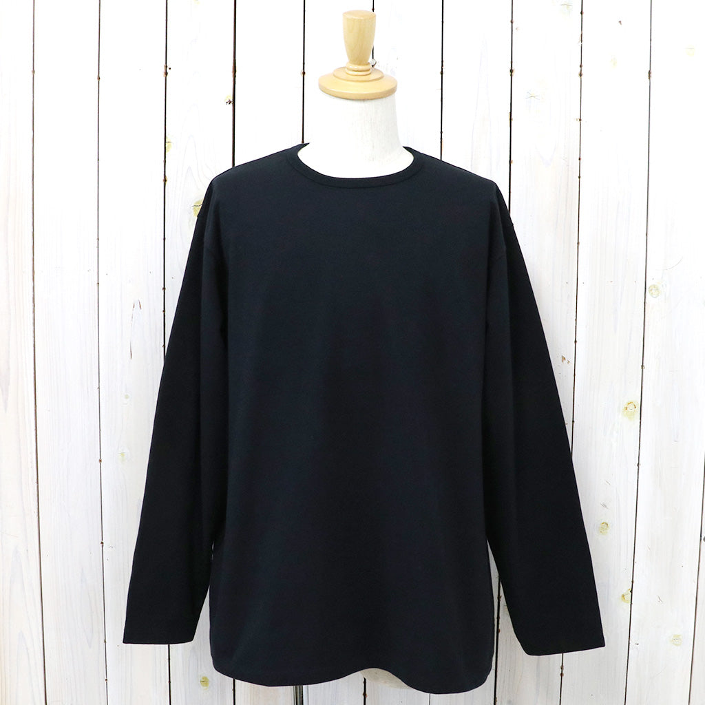 nanamica『COOLMAX Jersey L/S Tee』(Black) – Reggieshop