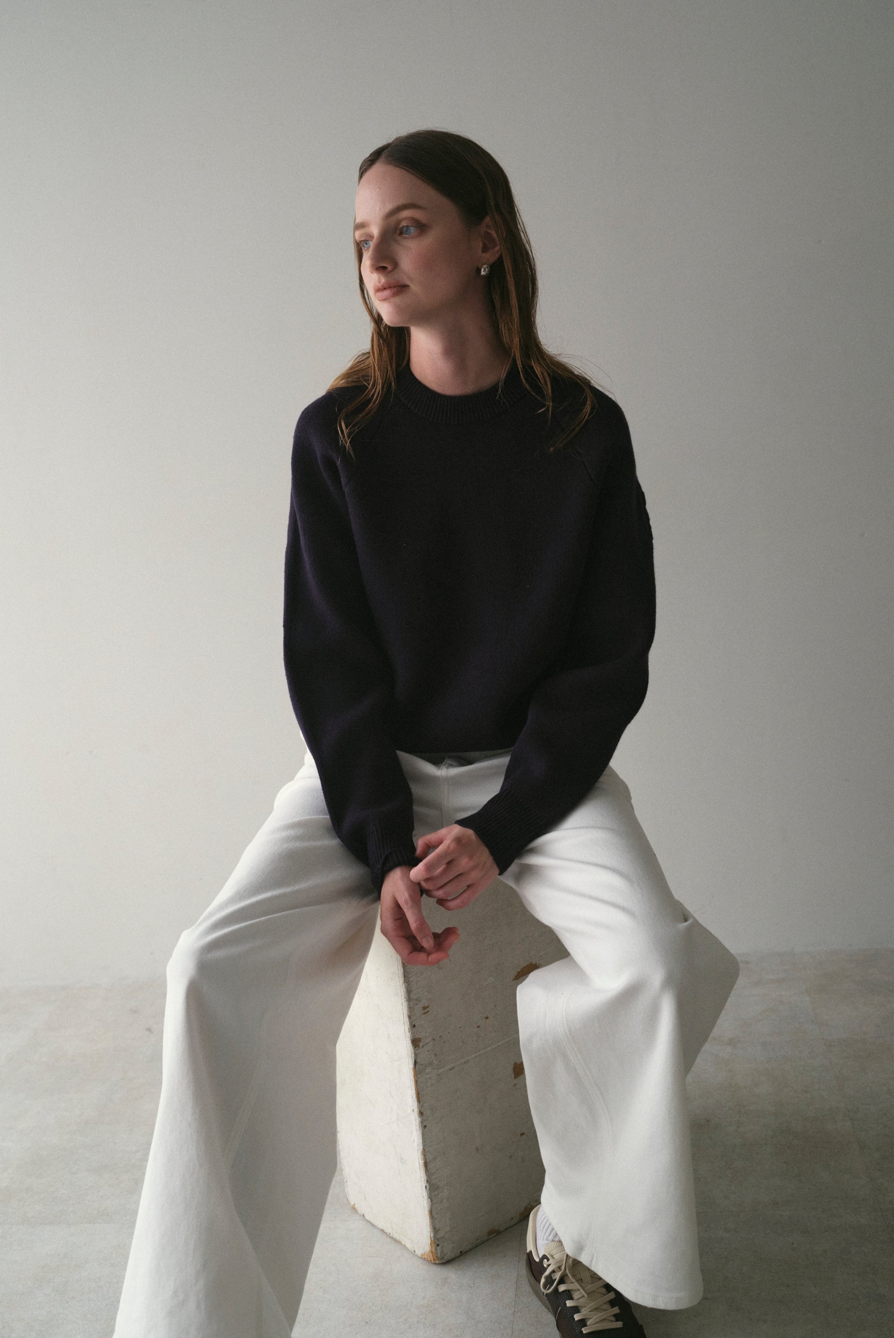 サイドファスナーエンボスニット｜SIDE ZIPPER EMBOSSED KNITの通販