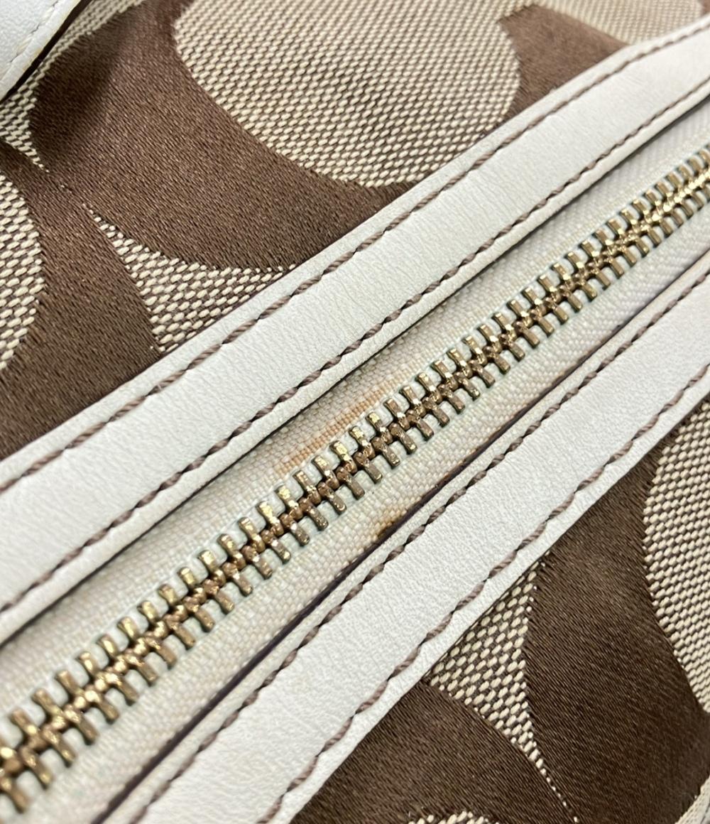 COACH トートバッグ ハンドバッグ ミニボストンバッグ キャンバス