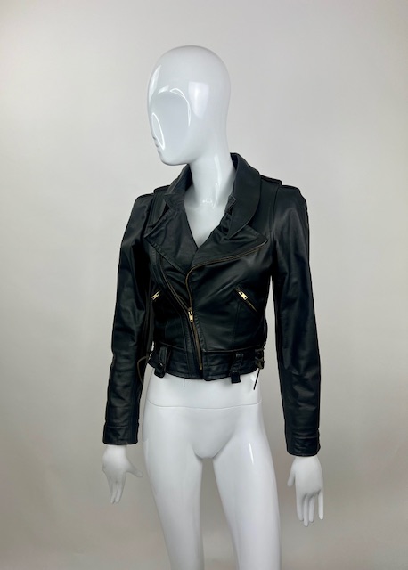 Vivienne Westwood Red Label '90s Leather Biker Jacket - Rellik