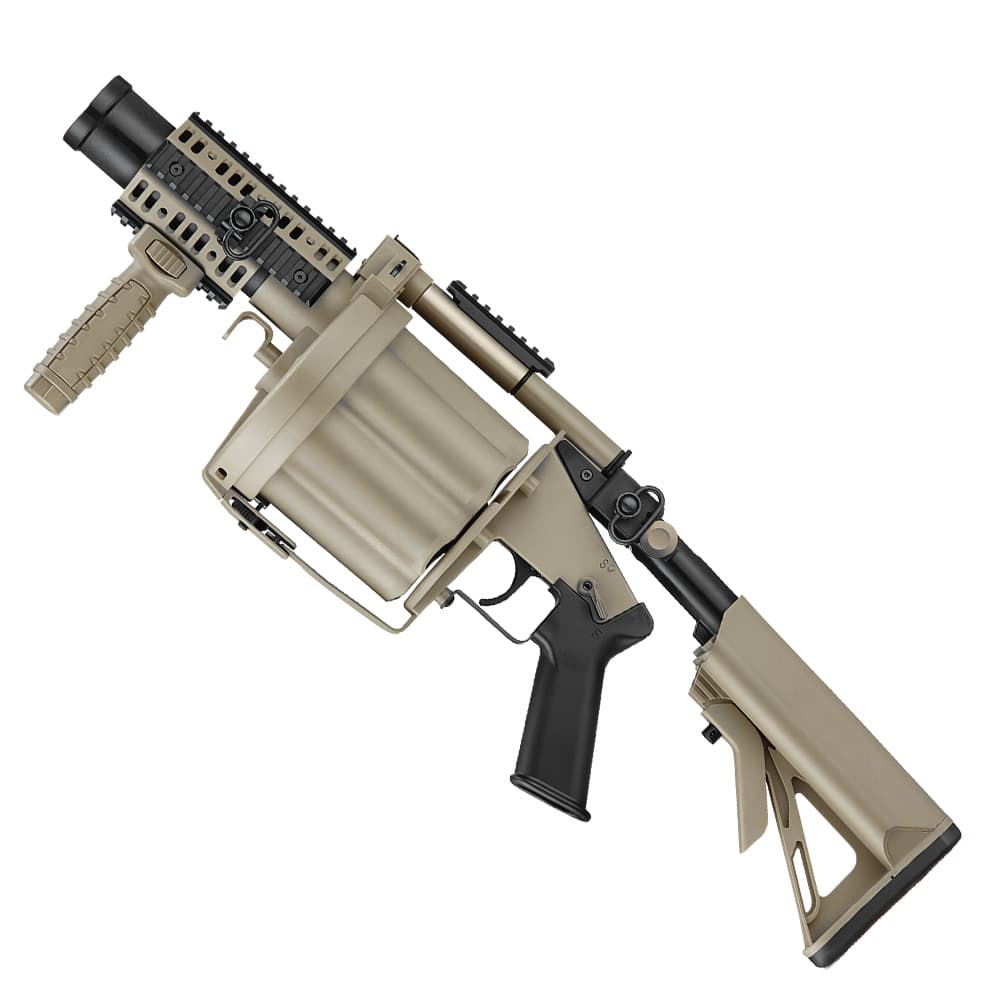 ICS Airsoft グレネードランチャー MGL 40mmモスカート ICS-191 動作