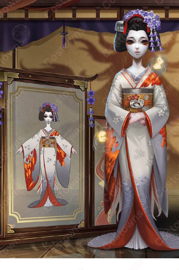 遡及シリーズ 芸者(美智子) 更紗 美人相 コスプレ衣装 『IdentityV 第