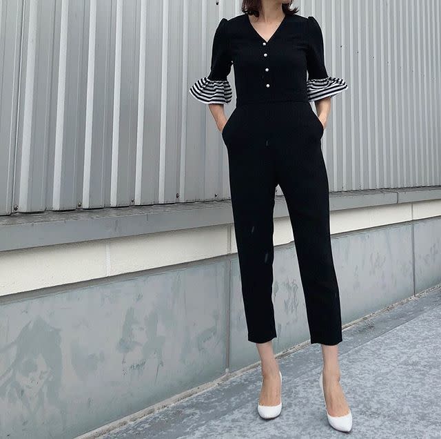 ボーダーズアットバルコニー ジャンプスーツ 38 BORDERS at BALCONY