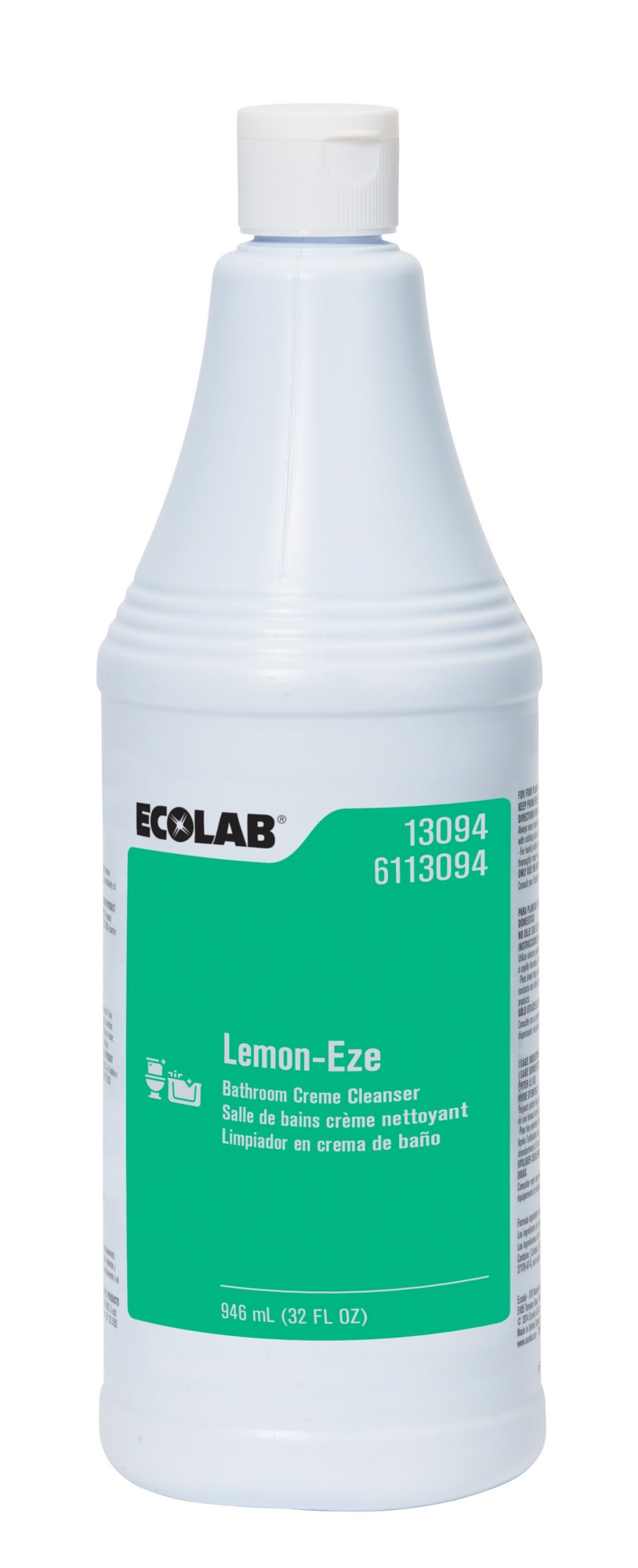 GuestSupply US | Ecolab® Lemon-Eze Cream Cleanser, 32oz, #6113094