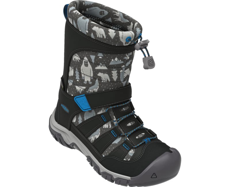 Keen Kid's Winterport Neo Dt Wp - Steel Grey/brilliant Blue - 8