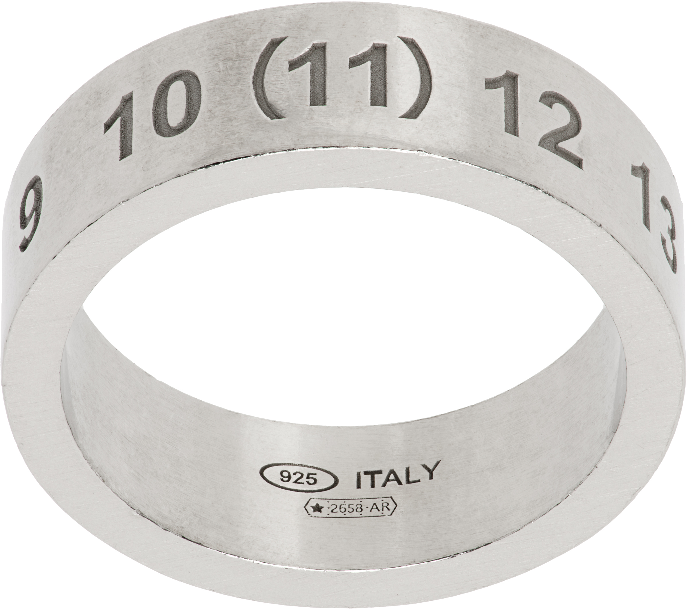 MAISON MARGIELA Silver Number Reference Ring - Rings - Compare
