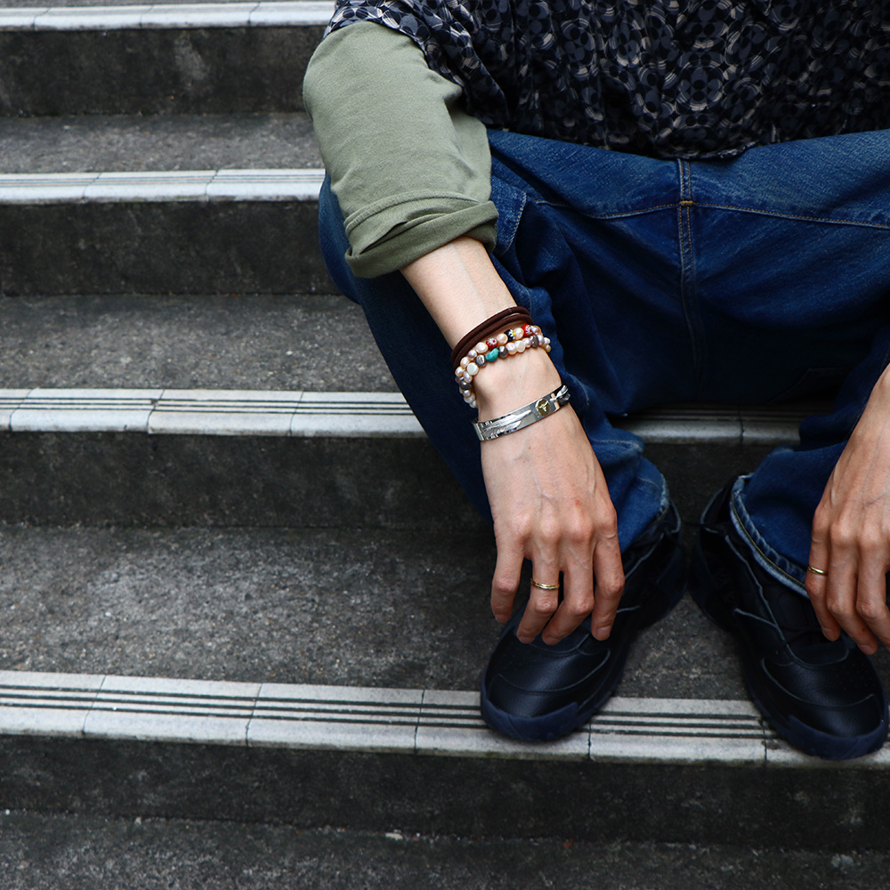 TADY&KING平打ちバングルK18ロングホーン&ダブルSフェザー ALL ITEM