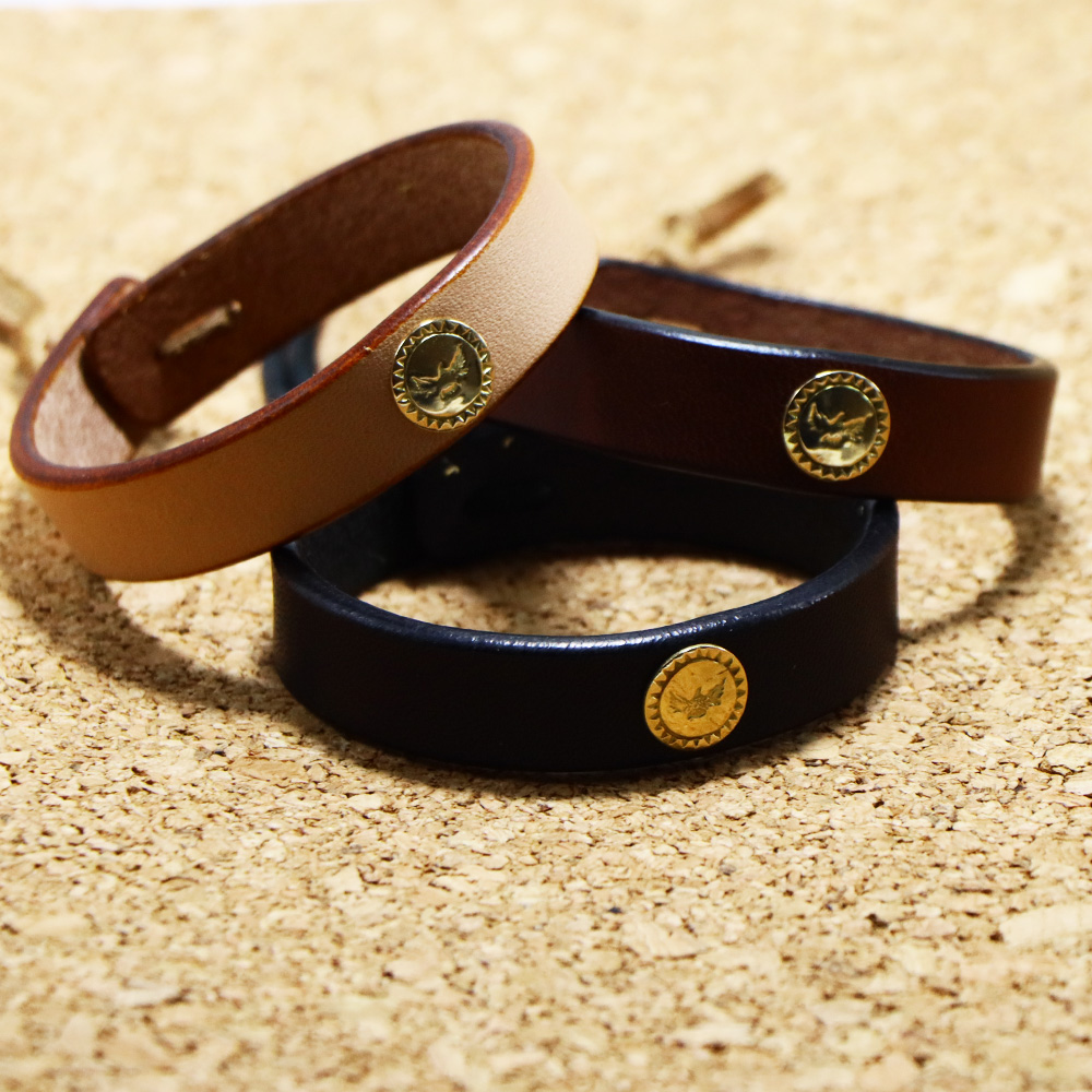 TADY&KINGK18イーグル付きレザーブレスレット ALL ITEM TADY＆KING