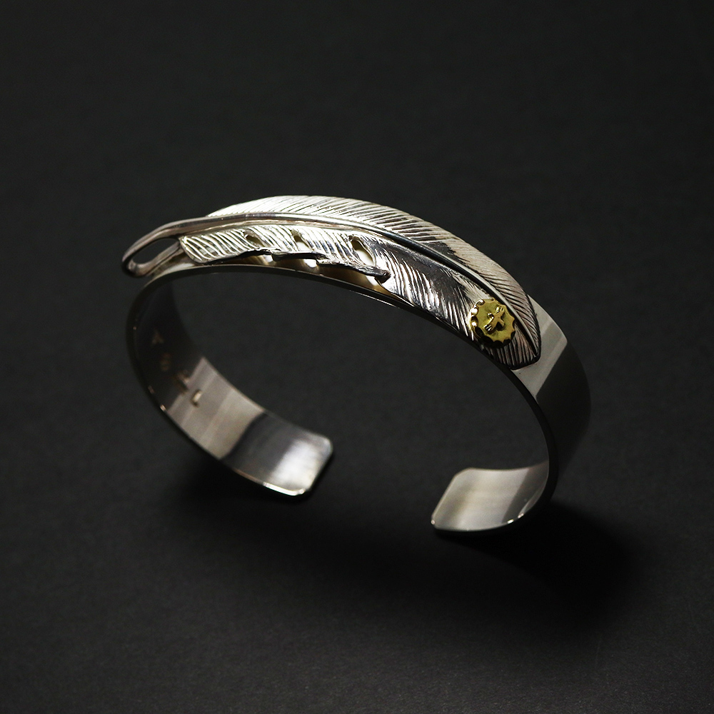 TADY&KING特大SVフェザー平打ちバングルK18イーグル ALL ITEM