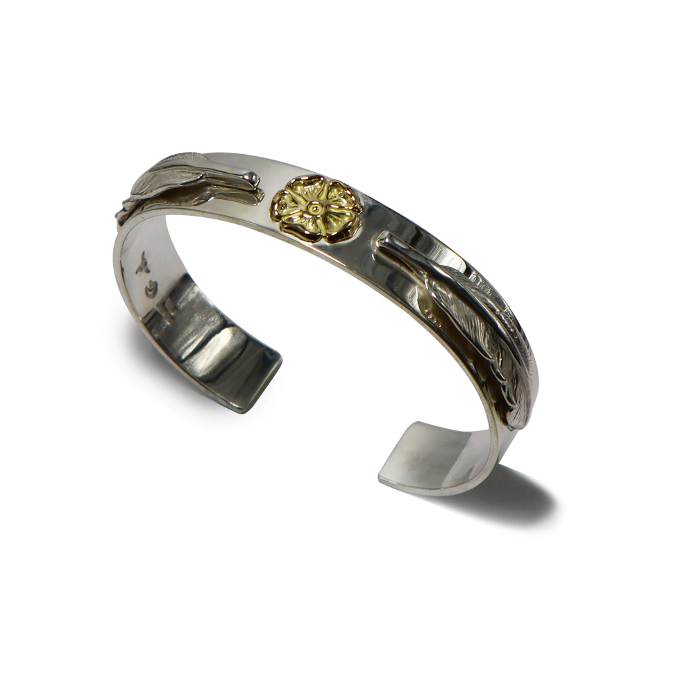 TADY&KING平打ちバングルK18ローズ&ダブルSフェザー ALL ITEM