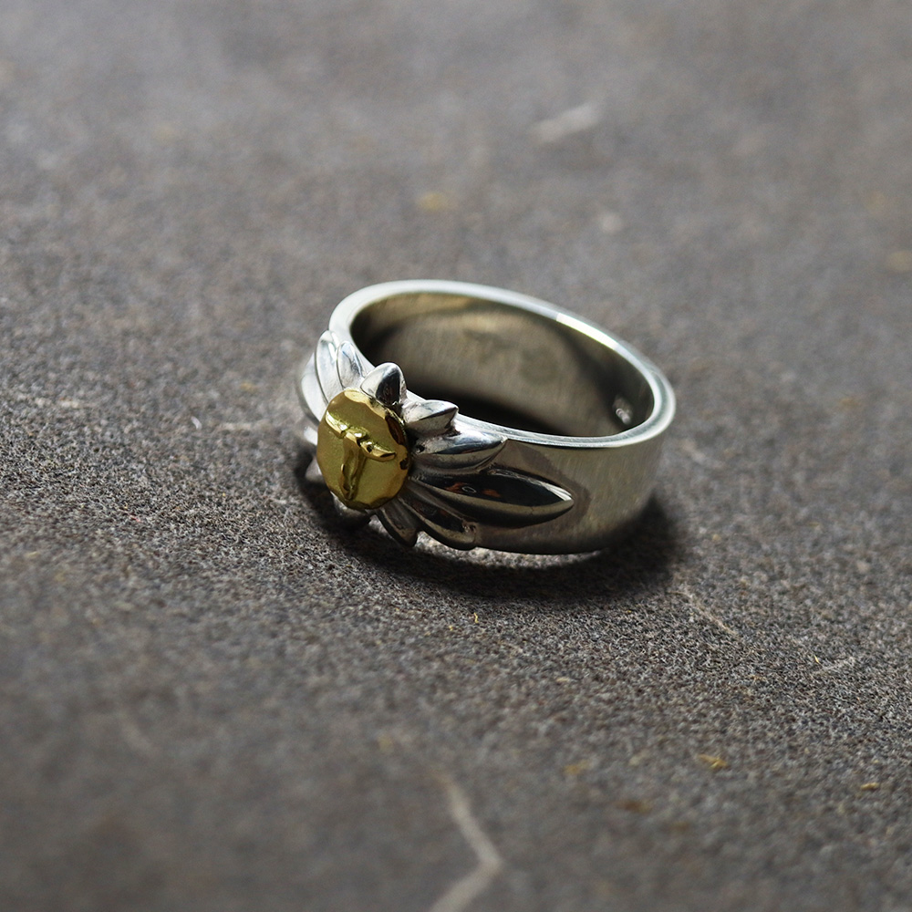 TADY&KING平打ちリングリリーSV K18ロングホーン ALL ITEM TADY＆KING