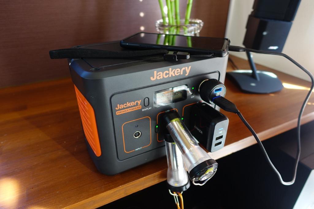 2/22 00:00から 35%OFFクーポン】Jackeryポータブル電源 400 大容量 車