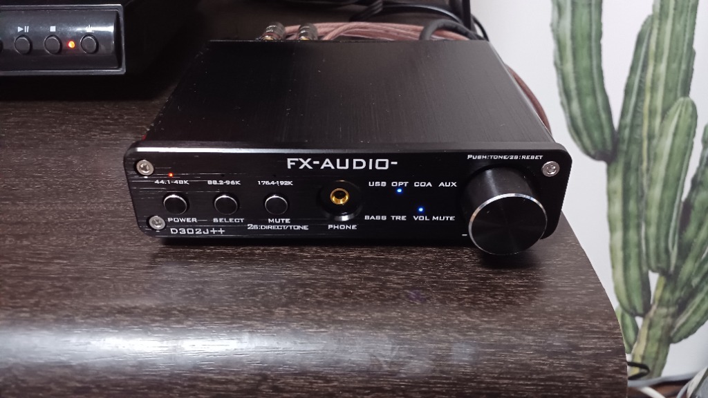 FX AUDIO FX-AUDIO- D302J++[ブラック] ハイレゾ対応デジタルアナログ4