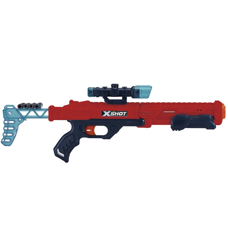 Confira Lança-Dardos - Zuru XShot - Hawk Eye - 16 Dardos - Candide