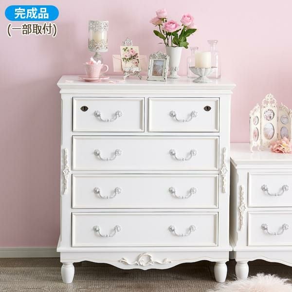 直送】アンティーク風チェスト(小)/Soleil(ソレイユ)｜かわいいお姫様