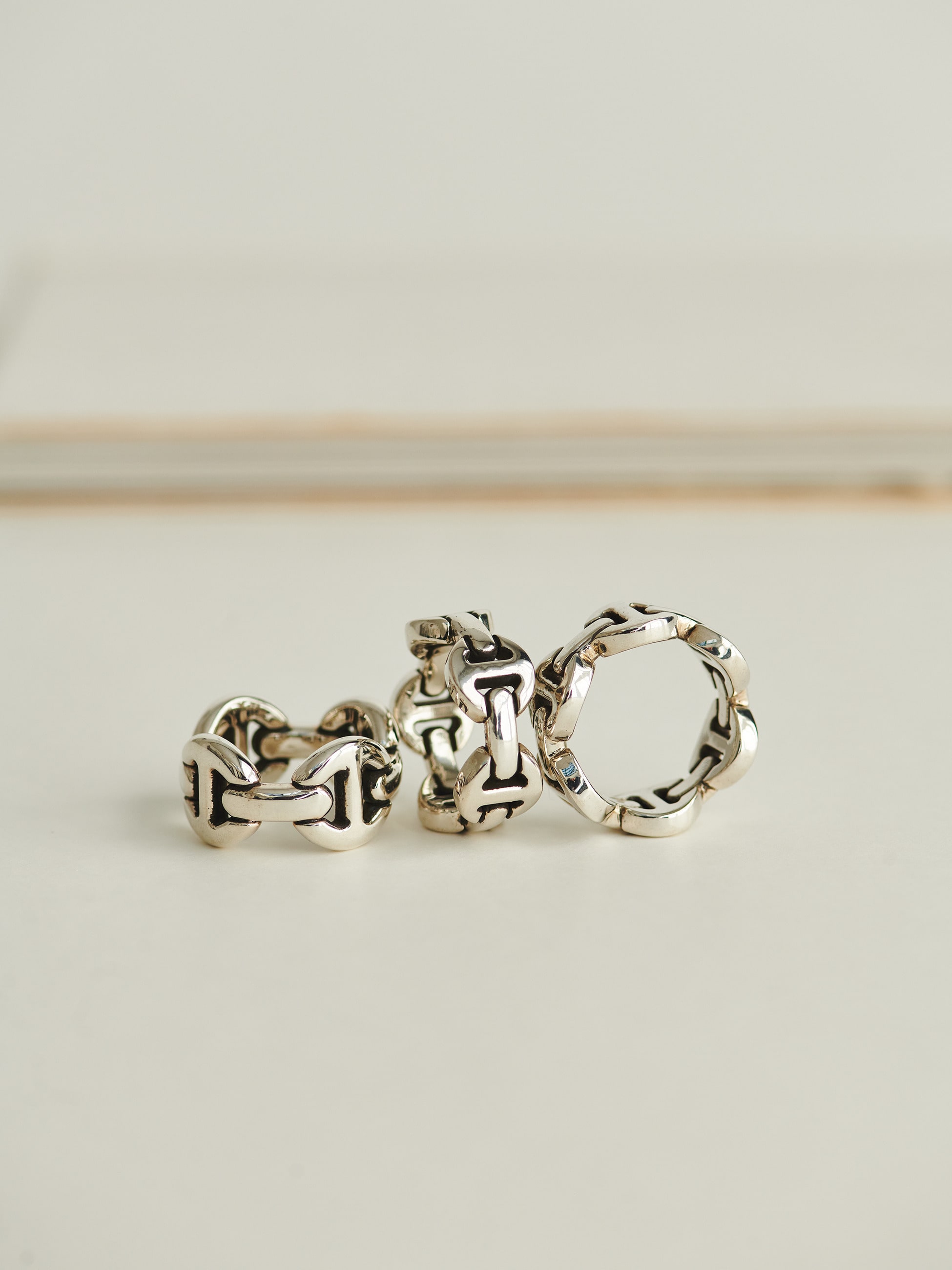 クワッド リンク リング（シルバー）｜HOORSENBUHS(ホーセンブース