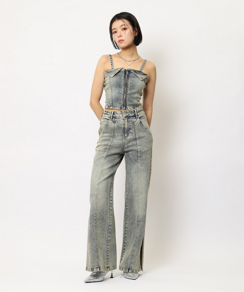 デニムビスチェセットアップ｜SPIRALGIRL スパイラルガール 商品詳細