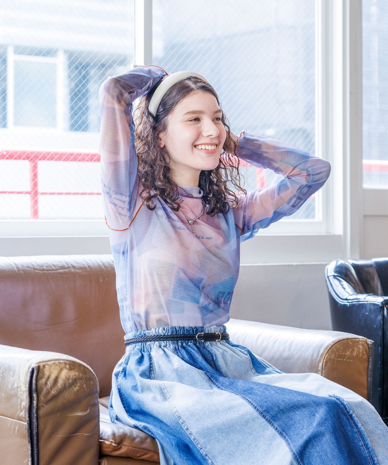 リメイク風パッチワークデニムスカート｜DOUBLE NAME ダブルネーム