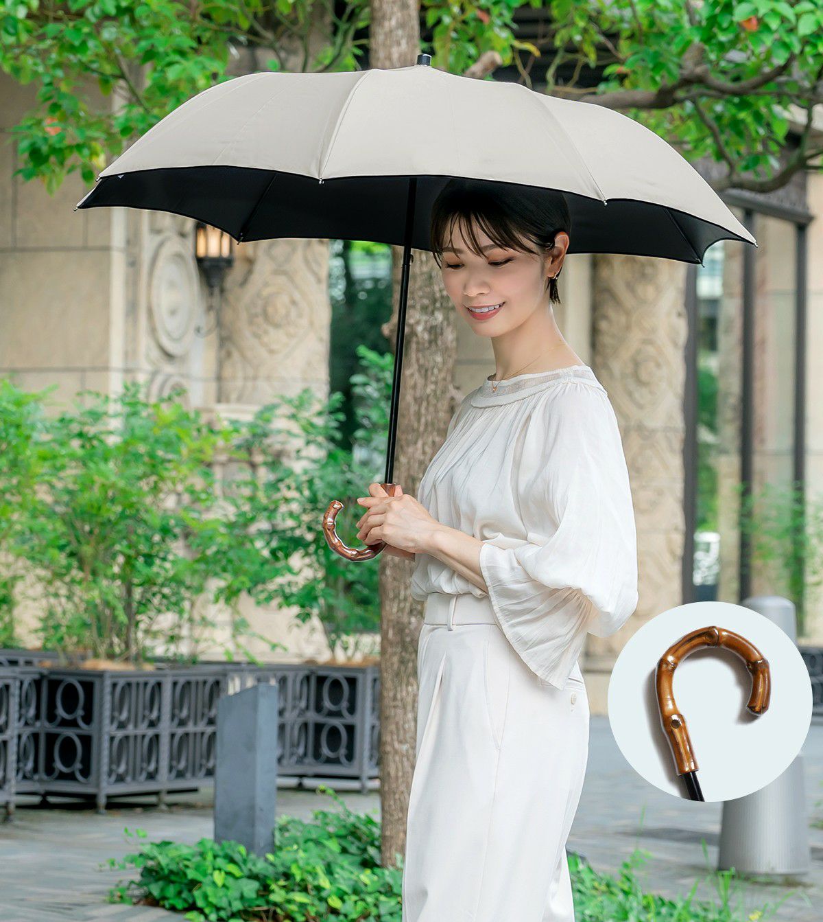 2段ミドル | 折りたたみ日傘 (55cm) | 芦屋ロサブラン