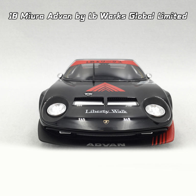GT Spirit 1:18 Miura Advan Diecast Model - LB Works Edition