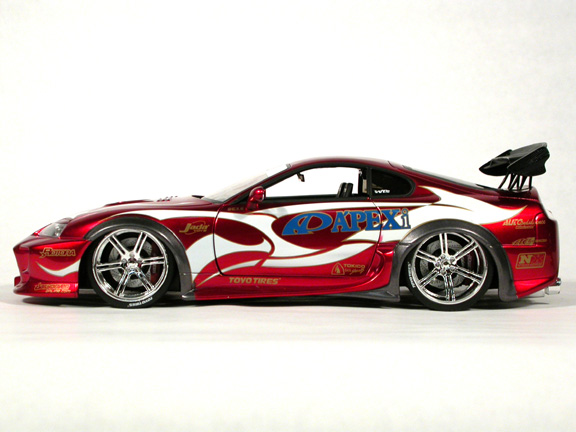 1995 Toyota Supra diecast model car 1:18 scale from Import Racer