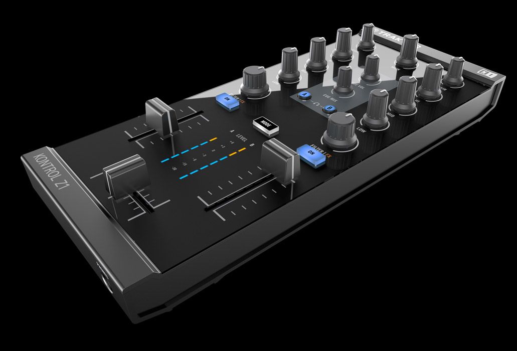 Traktor Kontrol Z1, Portable Mixer + Soundcard for Traktor DJ +