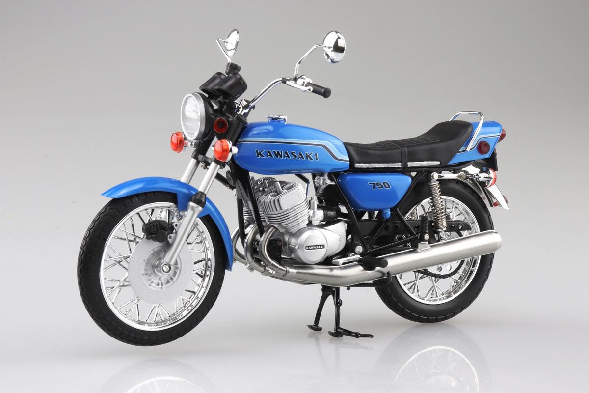 Kawasaki初のナナハン「マッハ750」が1/12スケールで登場！｜Infoseek