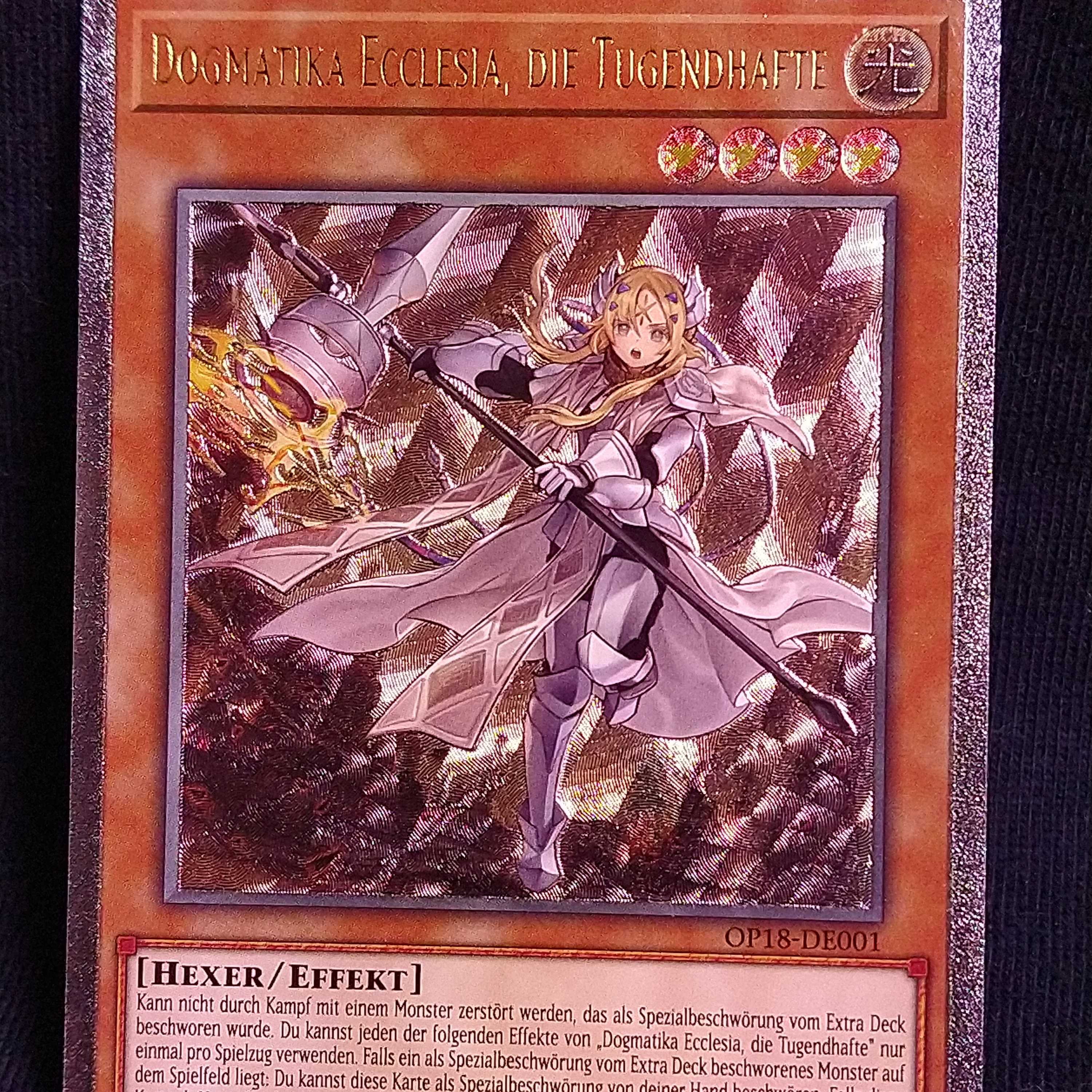 遊戯王 教導の聖女 エクレシア レリーフ ドイツ語 EU 遊戯王 ドイツ版