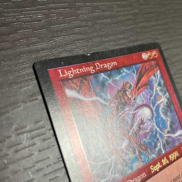 MTG 稲妻のドラゴン Foil 英語 プレリリース プロモ 1枚の通販 田頭