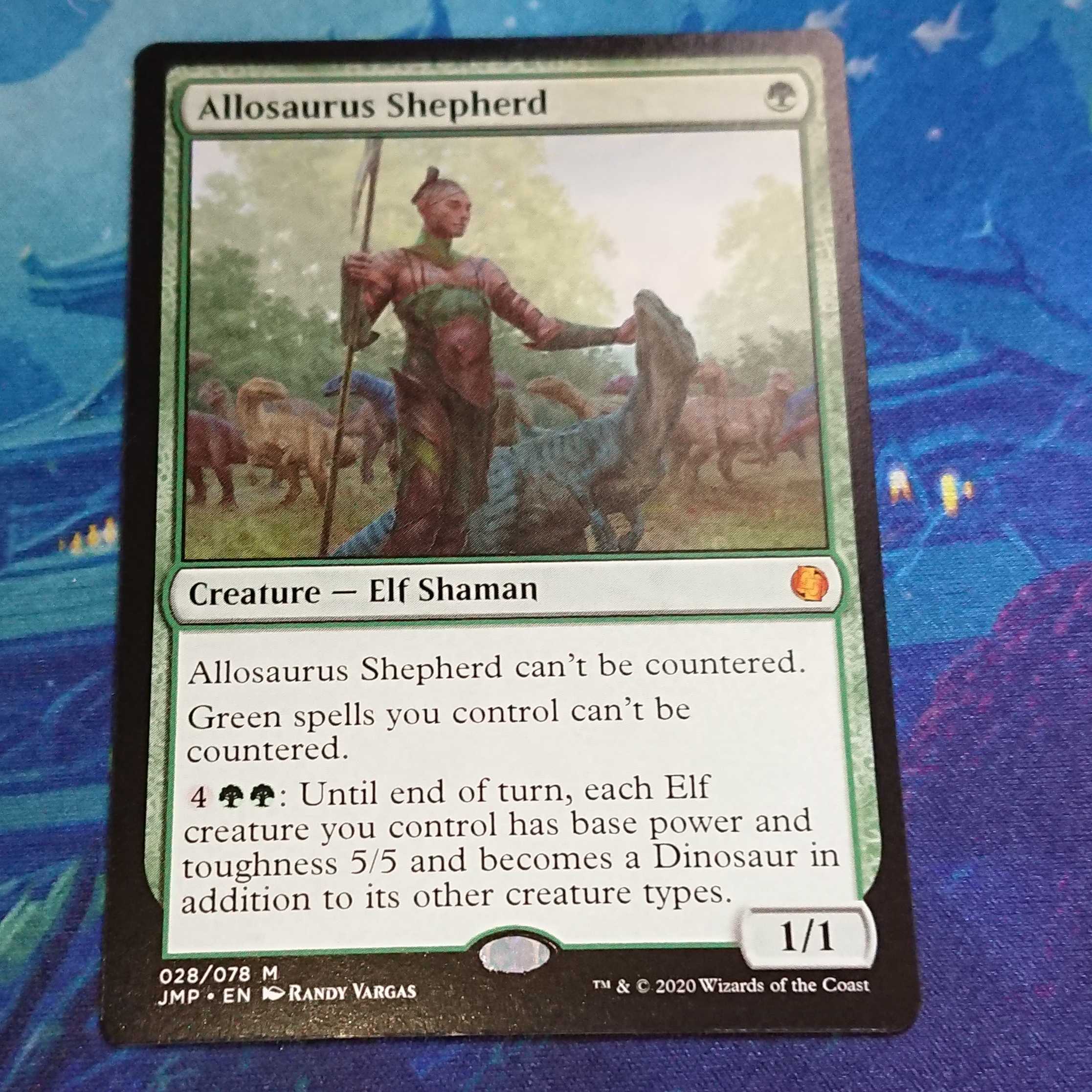 アロサウルス飼い Allosaurus Shepherd 4枚 英語 Allosaurus Shepherd