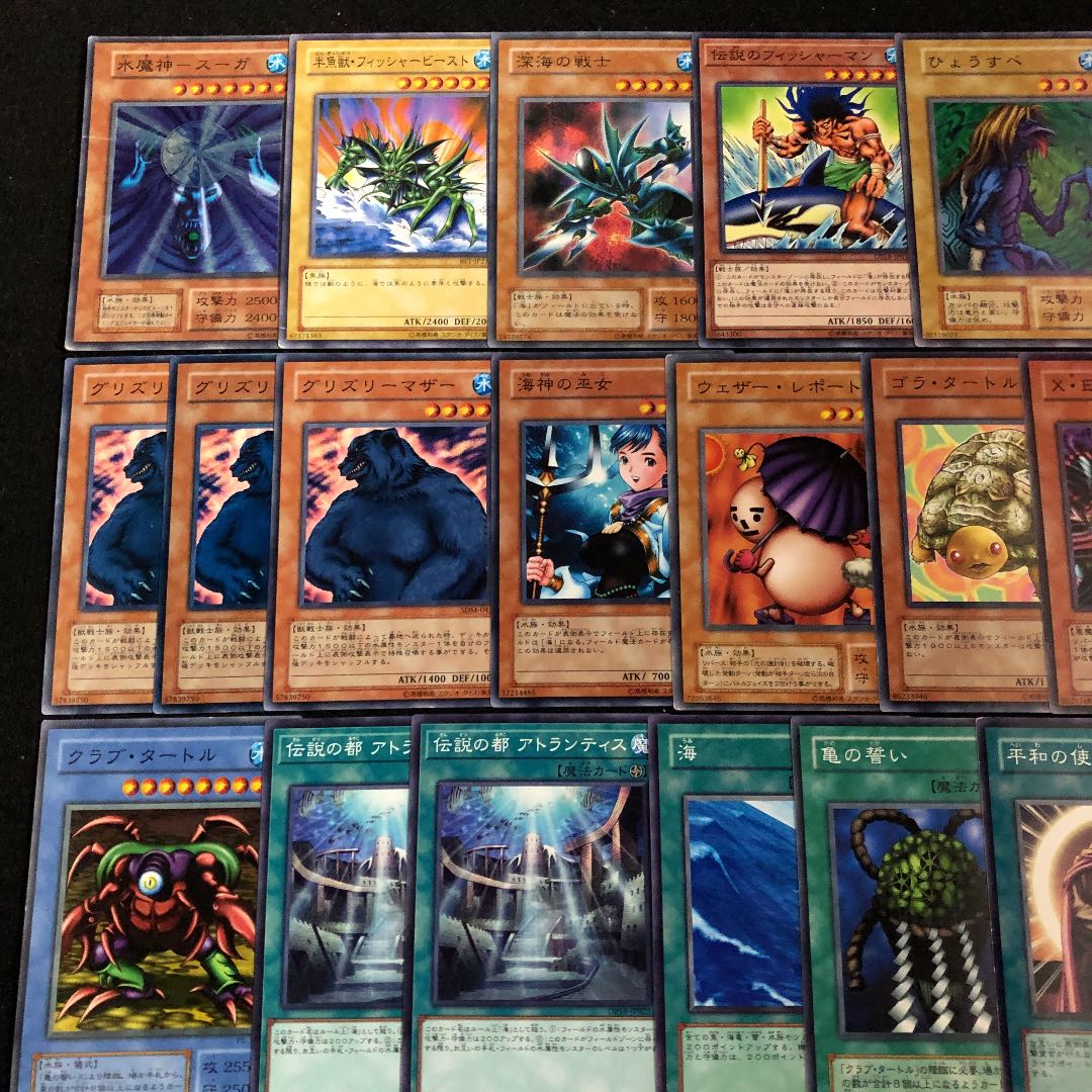 遊戯王 02環境 水属性 デッキ40枚 04環境 ゲートボール 30枚の通販