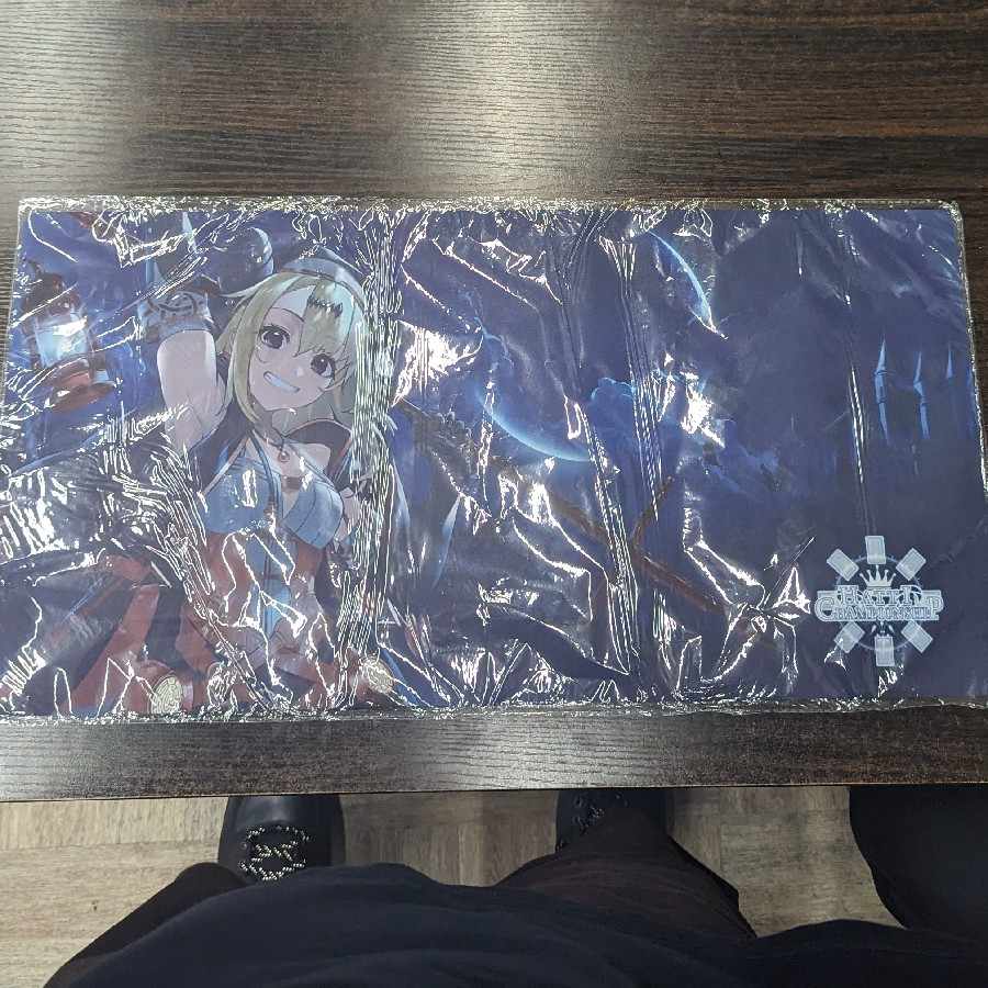 新品未使用］はっちCS プレイマット 上位賞 紺海図 新品未使用］はっちCS
