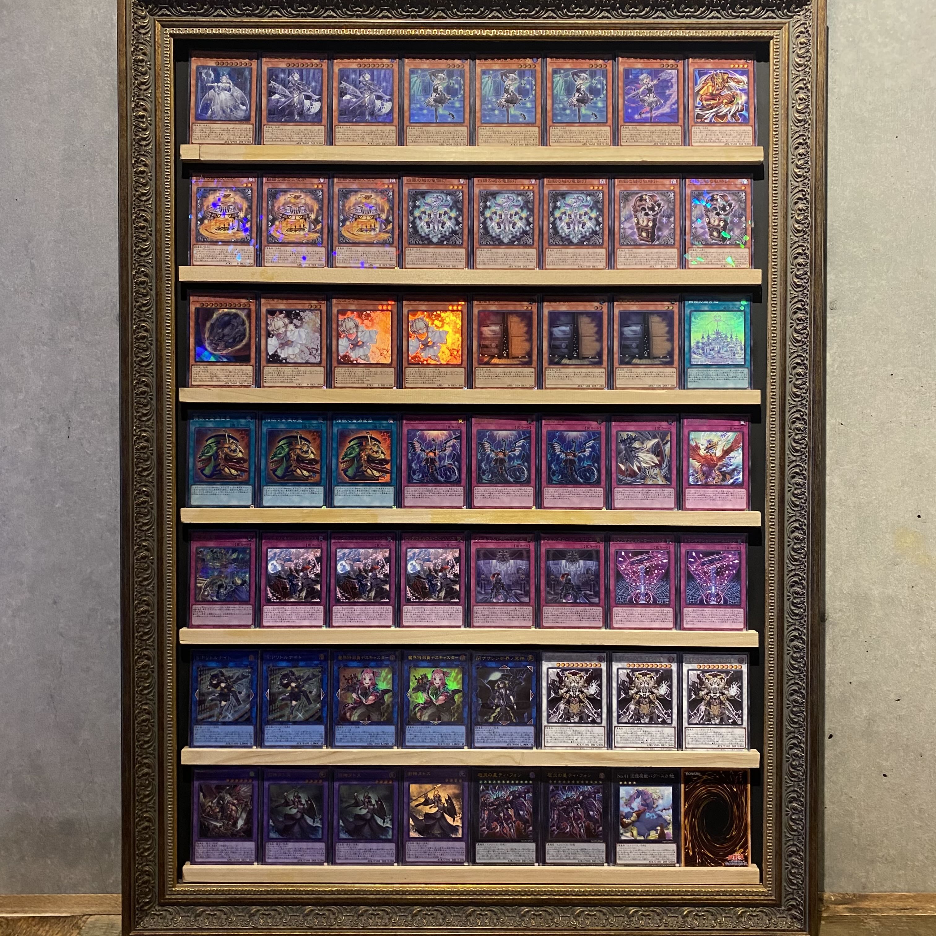 即日発送！大会用 家具型 ラビュリンス デッキ 遊戯王 迷宮城の白銀姫