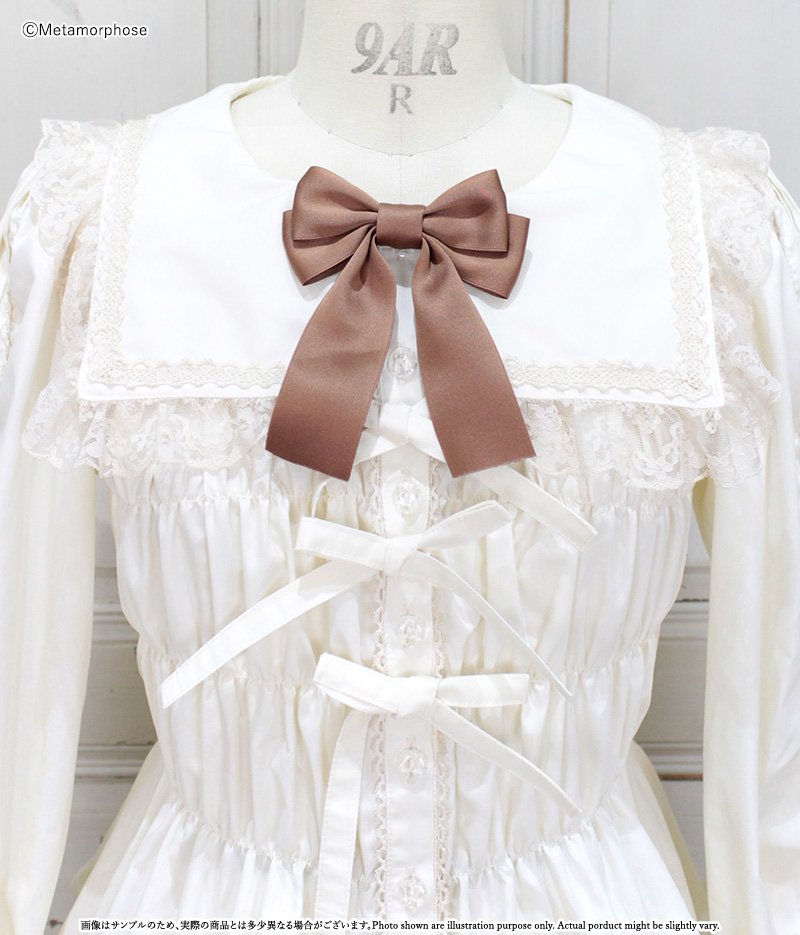 スクエアセーラーカラーシャーリングブラウス - ブラウス、カットソー