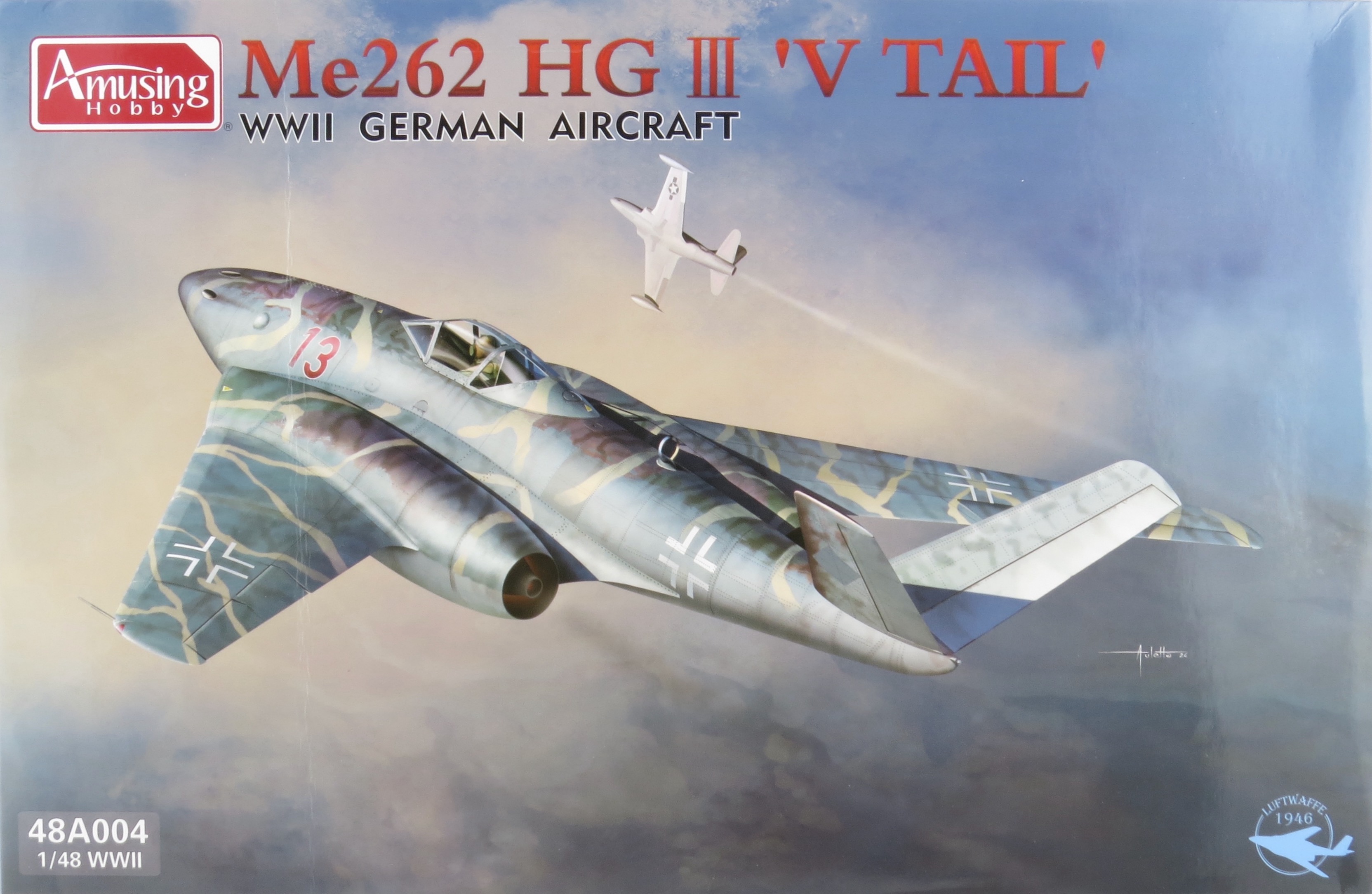 Amusing Hobby 1:48 Me262 HG III 
