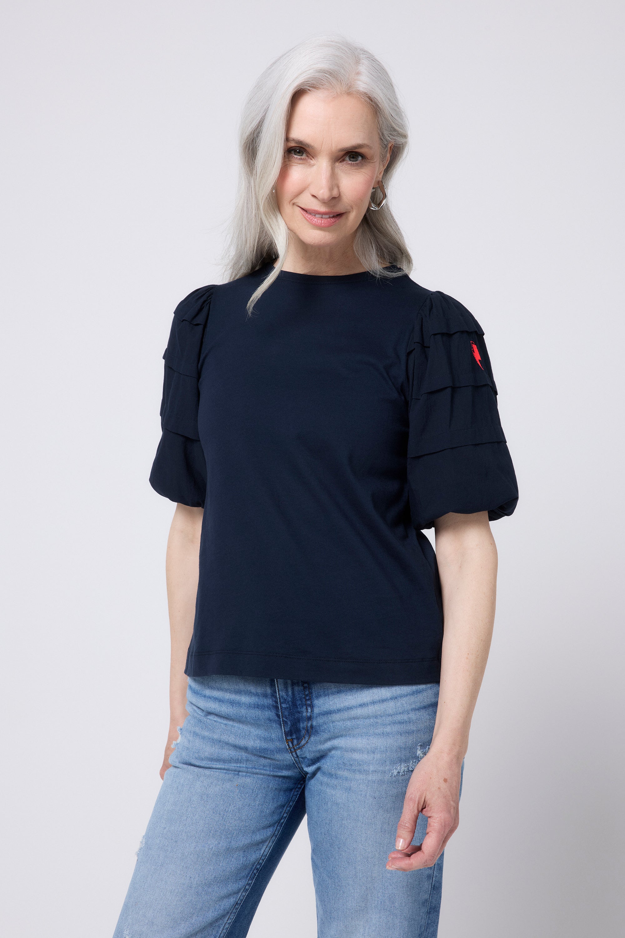 Pintuck Tops | Pintuck Sleeve T-Shirts from Scamp & Dude