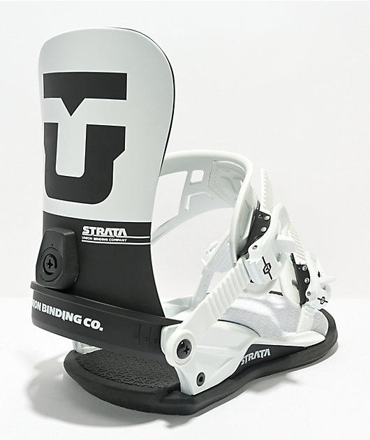 Union Strata White Snowboard Bindings 2023 | Zumiez