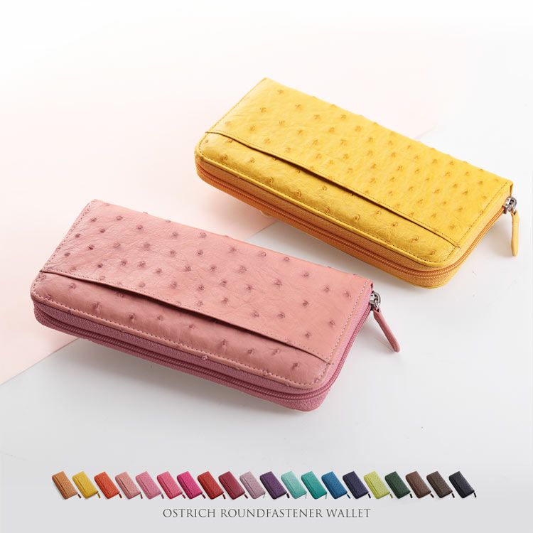 レディース-オーストリッチ-長財布｜オーストリッチ長財布なら三京商会