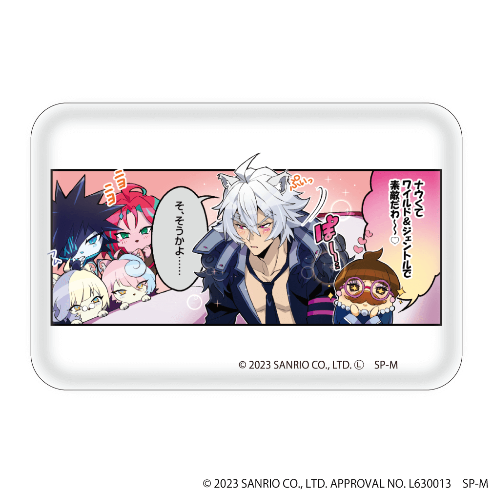 SHOW BY ROCK!!｜スクエア缶バッジ(横長)「SHOW BY ROCK!!」01