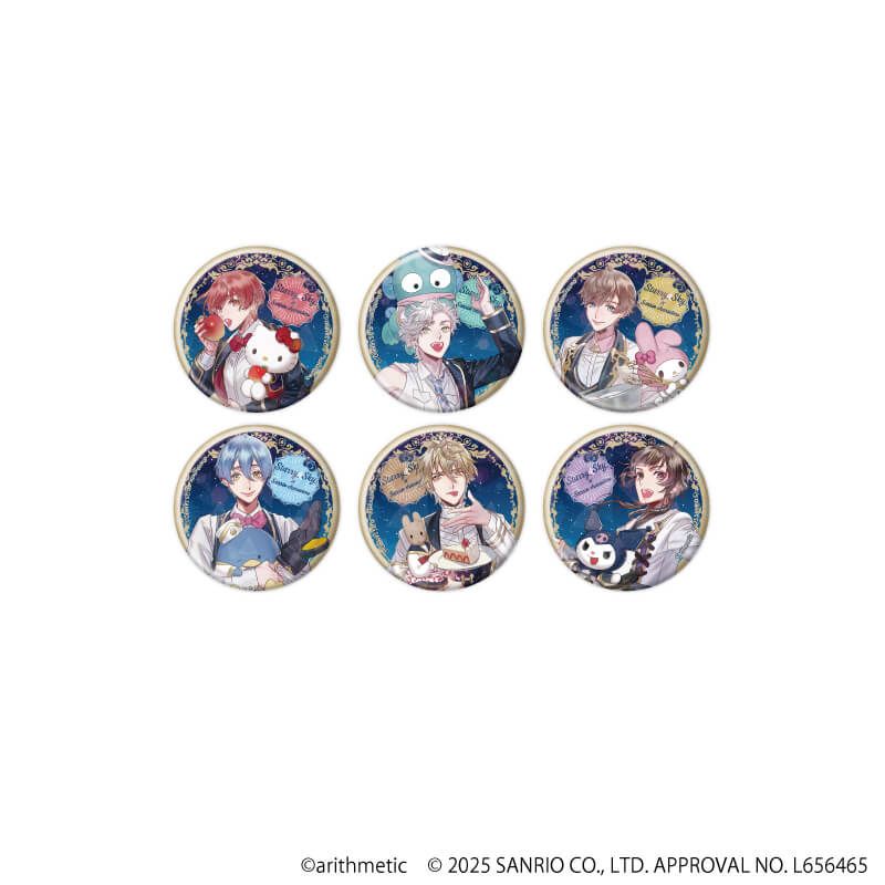 Starry☆Sky×サンリオキャラクターズ｜ホログラム缶バッジ(57mm