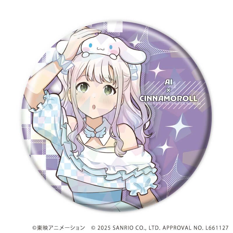 ガールズバンドクライ×サンリオキャラクターズ｜ホログラム缶バッジ