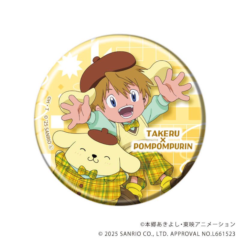 デジモンアドベンチャー×サンリオキャラクターズ｜缶バッジ「デジモン